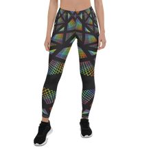 Load image into Gallery viewer, FA Star Spectrum Fractal Leggings