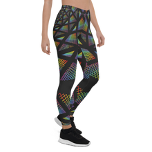 Load image into Gallery viewer, FA Star Spectrum Fractal Leggings